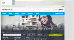 Desktop Screenshot of immonet.de